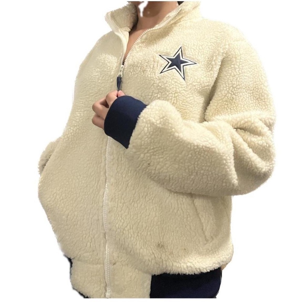 Cowboys fuzzy jacket